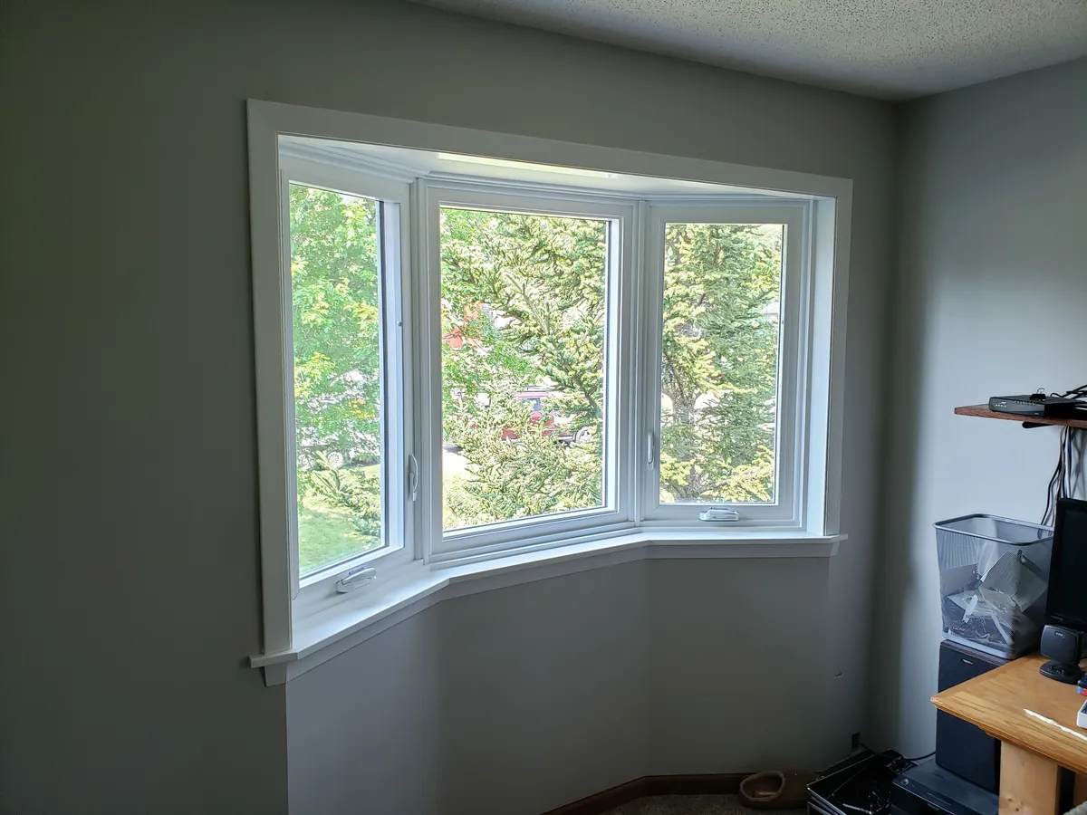 Home with new replacement windows